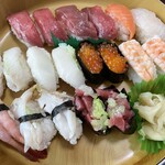 寿司一代 - 『お好み生寿司(2人前)』税込1,200円