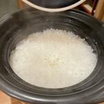 大衆焼肉ホルモン 天陽 - 炊き立て、銀シャリ