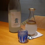 日本料理 幸庵 - 貴 純米 本生 スパークリング 山口