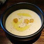Bistro&Cafe KIZKI - さつまいもの冷たいスープ