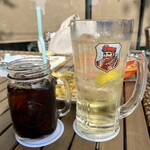 メレンゲ - アイスコーヒーと、ハイボール