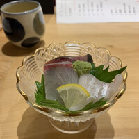 現代割烹 法善寺momo - お刺身三種盛り