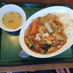 とろり庵 - あんかけ炒飯 醤油味