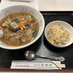 新華楼 - 新華楼セット(広東麺と炒飯)
