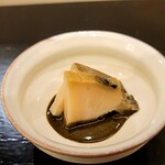 島津 - 鮑と肝ソース