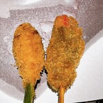 串揚げ 六角亭 - 谷中しょうが