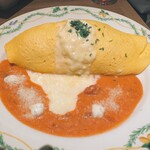 Tamagoto Watashi - トリプルチーズのトマトクリームオムライス