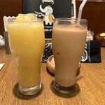 ナマステ - マンゴーラッシーとアイスチャイ