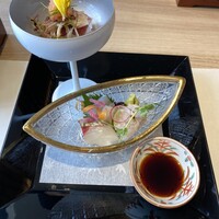 割烹みなと (アートホテル大阪ベイタワー) - 旬の御造里 四種盛り