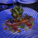 Ryuduki - 前菜のサーモン