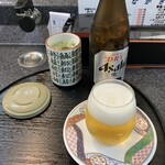 南原太助寿司 - 瓶ビール