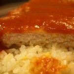 ニューモンブラン - 豚カツが乗ってます