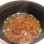 名古屋 栄 栞庵 鮨 やましろ - シジミ赤だし