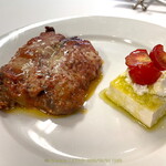 ガストロノミア ヨシ - ナスのトマトソース煮 と 豆腐のカプレーゼ