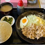 旭川ラーメン天山 - 料理写真:しょうが焼き定食