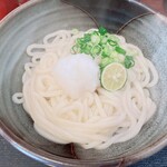 麺花　ゆうしょう - 生醤油うどん温 税込650円