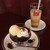 イノダコーヒ - 料理写真:コーヒーゼリーとアイスカフェオレ