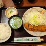 とんかつ 竹亭 - ひれかつ定食（１２００円）
