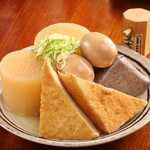 Assortment of four types of oden