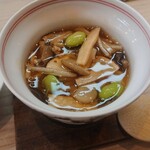 松寿司 たにがわ - キノコの茶碗蒸し