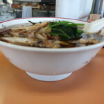 青島食堂 - 青島チャーシュー大盛＋ホウレン草50円