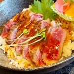 レストラン西欧 - 後藤牛ステーキ丼1