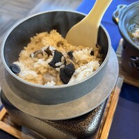 クランマラン - 朝食のトリュフご飯。