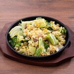 Wagyu beef and lettuce fried rice