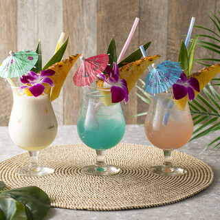 We have a wide variety of original cocktails inspired by resorts!