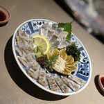 なきざかな - 太刀魚　¥3,480    （半身刺し）（半身焼き）