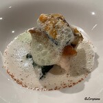 プチレストラン ブーケ・ド・フランス - 本アラとムール貝のポワレのクリームソース