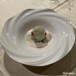 プチレストラン ブーケ・ド・フランス - 本アラとムール貝のポワレのクリームソース