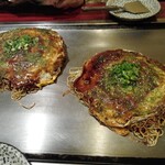 みんなのごち家 - そば肉玉の普通盛りと麺ダブル