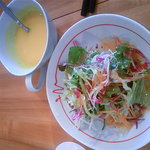 ランチセット　スープ・サラダ