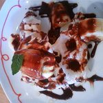 モッフルチョコバナナ