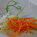 ココ・ファーム・カフェ - （魚料理のアップ）どのプレートもお野菜たっぷり