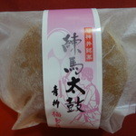 御菓子司 青柳 - 石神井銘菓　練馬太鼓（梅どら焼き）210円