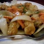 珍味苑 - 　　白身魚のトウチ炒め