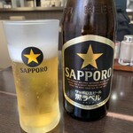 Supagetthi Hausu Yokoi - サッポロ黒ラベル中瓶