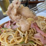 スパゲッティハウス ヨコイ - Aランチ（ミラカン+肉天）肉天アップ