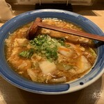 手延べうどん 水山 - 黒酢あんかけうどん