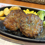 須田町食堂 - 特製!須田町ハンバーグ（ダブルハンバーグ240g/ガーリック&和風おろし）