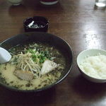 ラーメン なご味。 - 特製黒ラーメン　