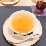 蟹王府 - 魚の乾燥浮袋と大根のサンラー湯