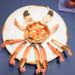 蟹王府 - 上海蟹の姿蒸し分解