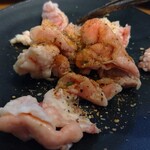 Yakiniku Kingu - 【ほりにし焼肉】鶏皮焼