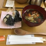 こめらく 海鮮茶漬けとおむすびと - 