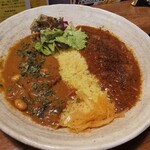 SPICY CURRY 魯珈 - 選べる二種（チキン、コルマ）