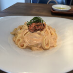 Pasta Dining ROTO - 炙り明太子クリームソース・タリアテッレ