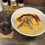 担担麺家 たけうち - バターコーン担担麺（990円）